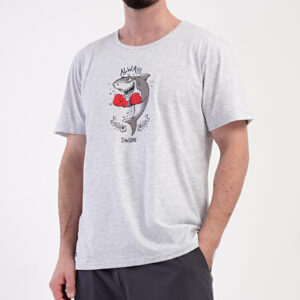 Pánské šortkové pyžamo Vienetta Secret Žralok