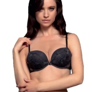 Dámská double push-up podprsenka Lormar YOUR BODY SUPER černá