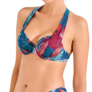 Dámské plavky Lisca ROMA 40799 podprsenka modrá