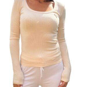 Dámské triko Guess V4BP07 šampáňo