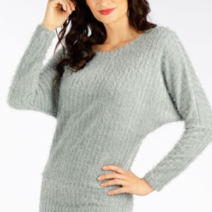 Dámský hřejivý šedý svetr Litex 7F140