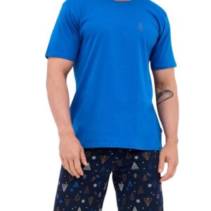 Pánské šortkové pyžamo Cornette 326/298 NIGHT VÁNOCE