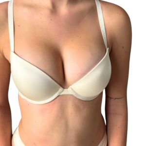 Dámská push-up podprsenka Emporio Armani EW000379 AF10891 šampáň