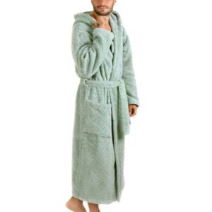 Pánský olivový župan Vestis Athena 3116 s kapucí