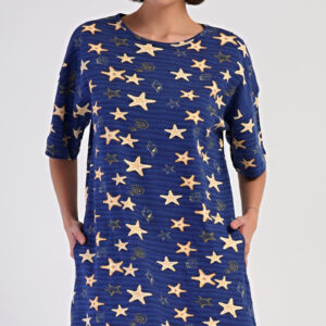 Dámské domácí šaty Vienetta Secret Hvězdy