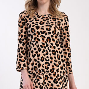 Dámské domácí šaty s tříčtvrtečním rukávem Vienetta Secret Leona