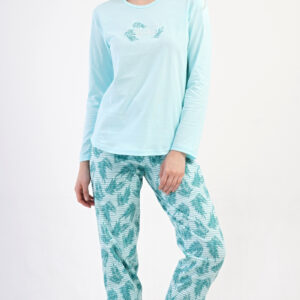 Dámské zelené pyžamo Vienetta Secret Denisa