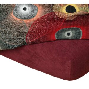 Froté prostěradlo bordó