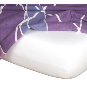 Jersey prostěradlo bílé