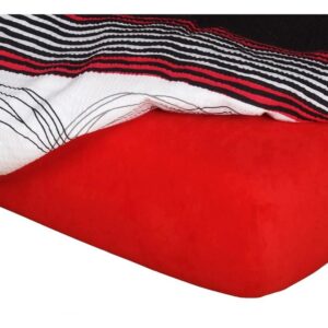 Jersey prostěradlo červené
