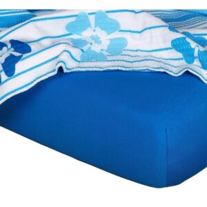 Jersey prostěradlo královská modř