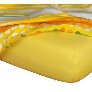 Jersey prostěradlo tmavě žluté