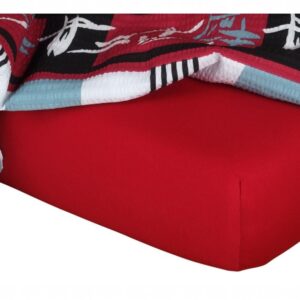 Jersey prostěradlo vínové