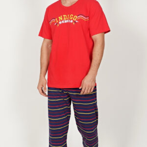 Pánské kapri pyžamo Vienetta Secret INDIGO akce