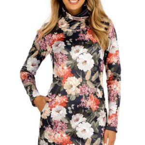 Dámské mikinové šaty s dlouhým rukávem Litex 7E120