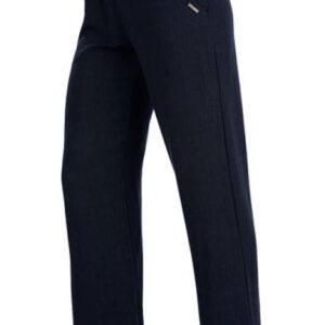 Dámské modré lněné kalhoty Litex 5F095