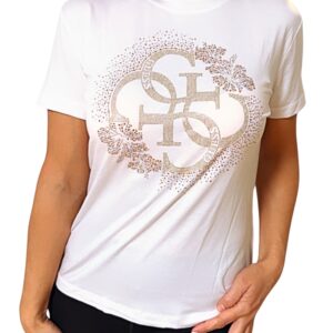 Dámské triko Guess Corinne E6GI01 bílé