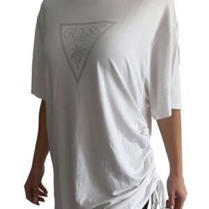 Dámské triko Guess E4GI00 bílé OVERSIZE