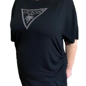 Dámské triko Guess E4GI00 černé OVERSIZE