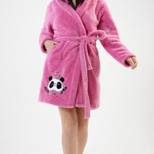 Dámský růžový župan Vienetta Secret PANDA