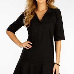 Elegantní dámské černé šaty Litex 5F075