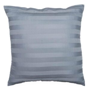 Povlak na polštář atlas grádl šedý proužek 2 cm