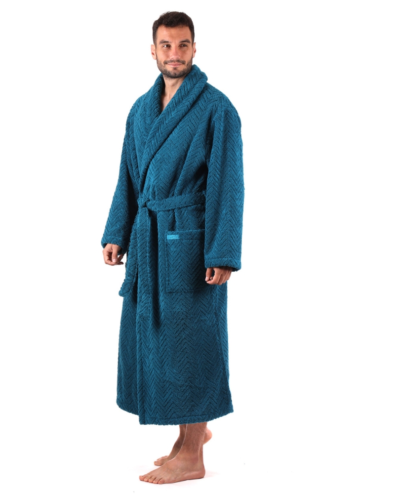 Unisex župan Vestis Athena 2116 petrolejový