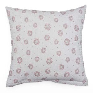 Povlak na polštářn krep Anežka pudrová na bílém