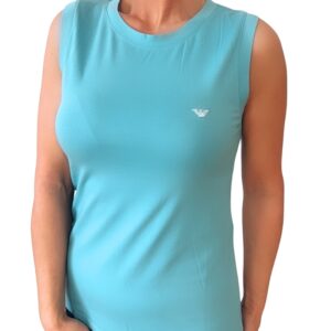 Dámské tílko Emporio Armani EW000410 AF19023 tyrkys