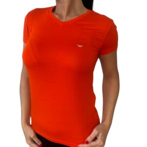 Dámské triko Emporio Armani EW000409 AF19024 korálová