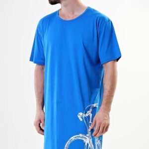 Pánská noční košile s krátkým rukávem Vienetta Secret Velké kolo