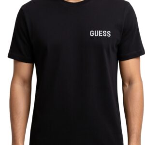 Pánské triko Guess Andres U6GM03 černé