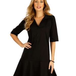 Dámské lehké elegantní šaty Litex 5F075 černé
