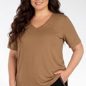 Lehké dámské viskózové triko Litex 5G166 PLUS SIZE