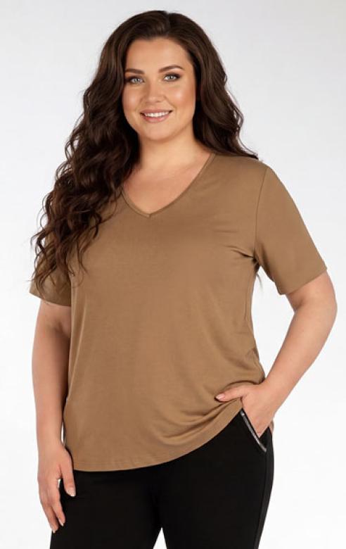 Lehké dámské viskózové triko Litex 5G166 PLUS SIZE