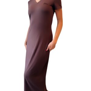 Dámské šaty Guess CHARA V6YK02 hnědé