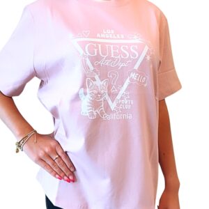 Dámské triko GUESS V6YI13 triangle kitten