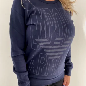 Dámská mikina Emporio Armani 163964 modrá