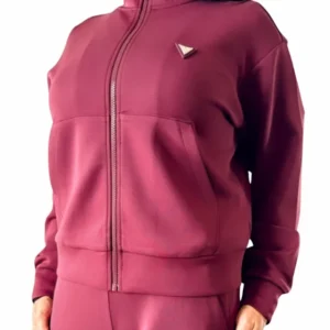 Dámská mikina Guess OLYMPE V6YQ17 vínová