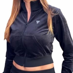 Dámská mikina Guess V3BQ22 Couture černá