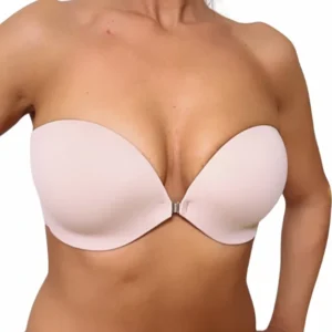 Dámská push-up korzetová podprsenka Calvin Klein QF8413 FRONT CLAP