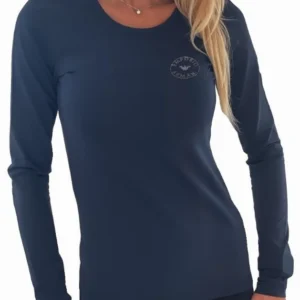 Dámské triko Emporio Armani 163229 3F223 modré
