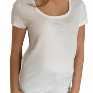 Dámské triko Emporio Armani 163377 4R223 bílé