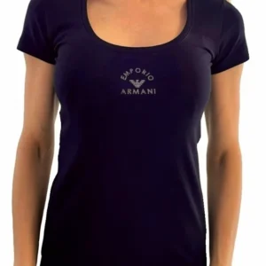 Dámské triko Emporio Armani 163377 4R223 modré