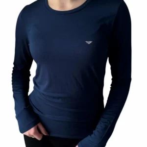 Dámské triko Emporio Armani EW001911 AF10889 modrá