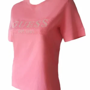 Dámské triko GUESS V3YI15 růžové