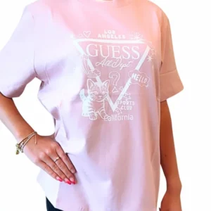 Dámské triko GUESS V6YI13 triangle kitten