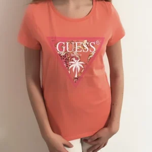 Dámské triko Guess E2GI02 růžové
