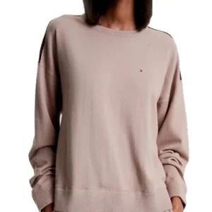 Dámský svetr Tommy Hilfiger W0UW04781 hnědý