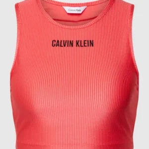 Dámský top Calvin Klein KW0KW01905 korálový